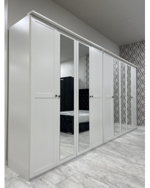 Chalet white décor (180cm width)