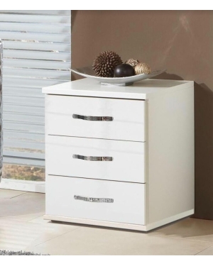 Trio - Bedside - Gloss White